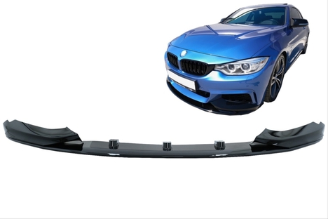 4 SERISI F32/F36 2014-2020 MT IÇIN UYUMLU ÖN LIP - PIANO BLACK